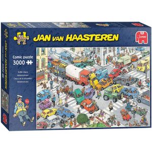Jan van Haasteren Legpuzzel - Traffic Chaos, 3000st.