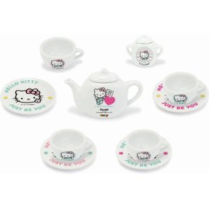 Smoby Hello Kitty Porseleinen Theeset, 12dlg.