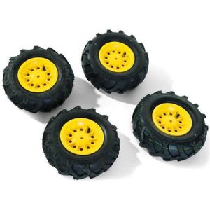 ROLLY TOYS LUCHTBANDEN GEEL VOOR TRACTOREN RT7XX SERIE (4 STUKS)