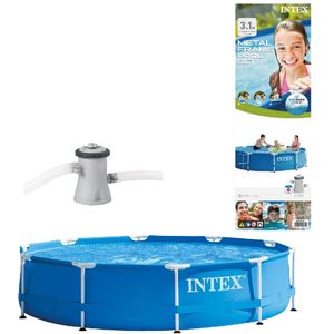 Intex Metal Frame Pool 305X76 Inclusief Pomp