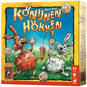 Konijnen Hokken - Vlot Dobbel- en Familiespel voor 2-7 spelers vanaf 8 jaar