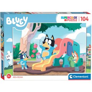 Clementoni Kinderpuzzels - Bluey 104 Stukej - Puzze - 6+ Jaar