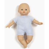 Minikane Lucas Vintage Babies donkere pop zacht lijf bruine ogen 28cm