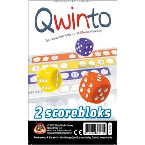 White Goblin Games Qwinto Bloks - Dobbel spel voor 2-6 spelers vanaf 8 jaar