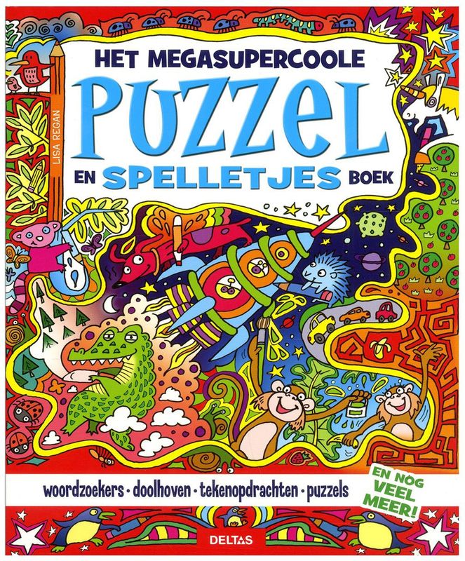 Het Supercoole Puzzel- en Spelletjesboek