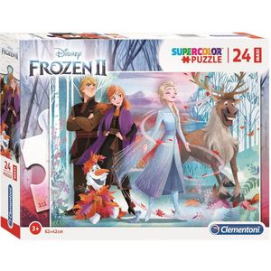 Clementoni Legpuzzel Super Color Maxi Frozen II, 24st.