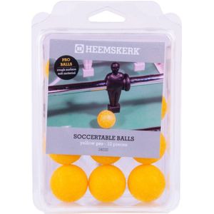 Tafelvoetbalballetjes Heemskerk Geel PRO (per 12)