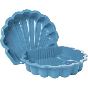 Zand- en Water Schelp pastel blauw, 2 delig