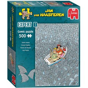 JvH Expert 1 Overal haaien 500 st. 20089 - Puzzel voor 12-99 jaar - Komische illustraties - Kartonnen materiaal