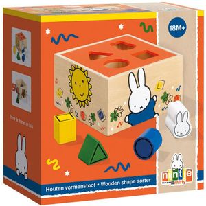Nijntje Houten Speelgoed Vormenstoof - Peuter Kleuter Educatief Speelgoed - Bambolino Toys
