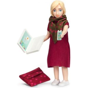 Lundby Set - Speelfiguur Vrouw Met Laptop