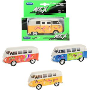 Toi Toys Welly volkswagen bus (1 stuk) assorti