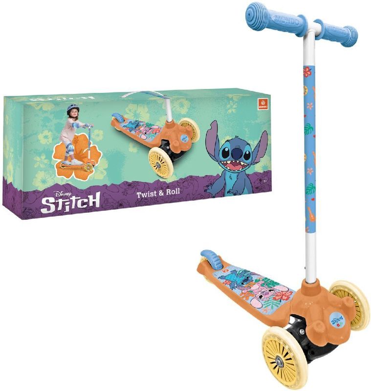 Disney - Stitch Twist and Roll - Step - 3-wiel - Antislip Handvatten