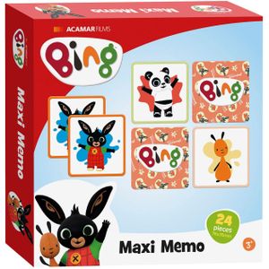 Speelplezier met Bing en zijn vriendjes: Bing Maxi Memo - 24-delig