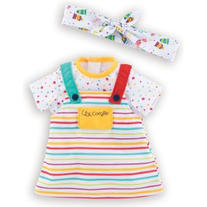 Corolle poppenjurk & hoofdband Little Artist Ma Corolle pop 36 cm