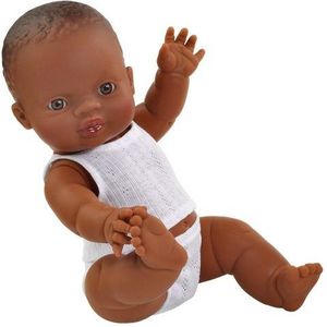 Babypop jongen Afrikaans met ondergoed - Paola Reina