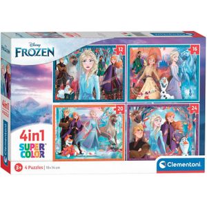 Clementoni Puzzels Disney Frozen, 4in1