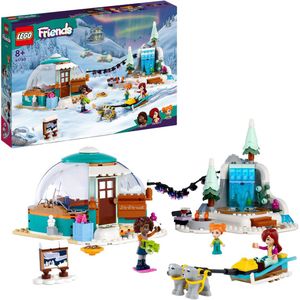 LEGO Friends Iglo vakantieavontuur Speelgoed Winter Glamping Set met Speelgoed Hond - 41760