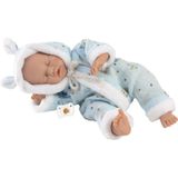 Llorens mini babypopje soft body Baby Bo slapend 31 cm