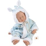 Llorens mini babypopje soft body Baby Bo slapend 31 cm