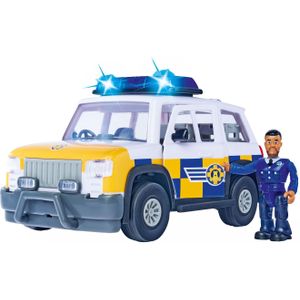 Brandweerman Sam Politieauto met Speelfiguur