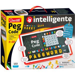 Quercetti Peg Code - Geheimschrift Maken Spel voor 5-10 jarigen