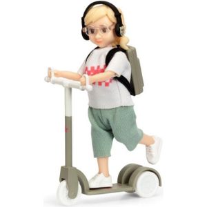Lundby Set - Poppenhuis Speelfiguur - Kind Met Kickbike