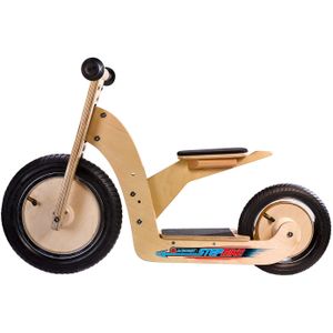 Acrobat Houten StepBike, 2in1