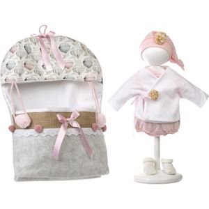 Llorens kledingset en accessoires Mimi luchtballon voor poppen van 42 cm