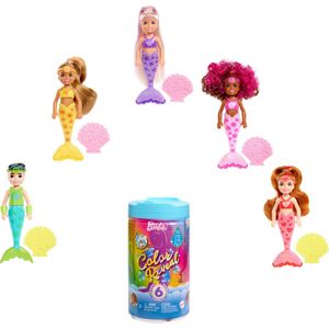 Barbie Chelsea Color Reveal Zeemeerminnen Disp.