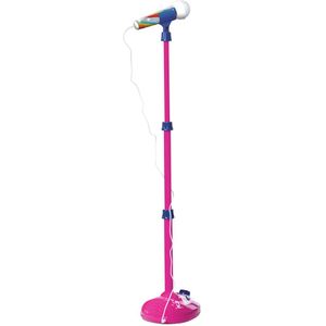 K3 speelgoedmicrofoon - Microfoon op statief - Met 5 K3 liedjes