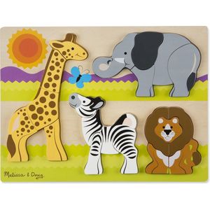 Melissa & Doug Safari Legpuzzel Met Dikke Stukken