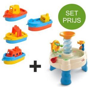 Little Tikes Spiralin' Seas Waterpark Watertafel Met 4 Kunststof Bootjes