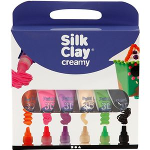 Silk Clay Creamy Extra Kleuren, 6x35ml