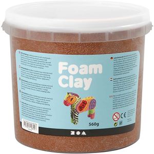 Foam Clay - Bruin, 560gr.