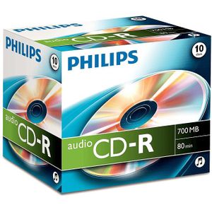 Philips 10 Pack Cd-r 700 Mb 52x (4021587502561)