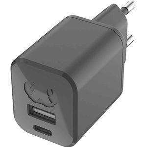 Fresh N Rebel Oplader Usb-c / Usb-a Pd 30 W Storm Grey (2wc30sg)