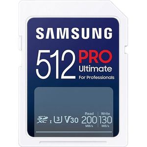 Samsung Sdxc Geheugenkaart Pro Ultimate 512 Gb (mb-sy512b/ww)