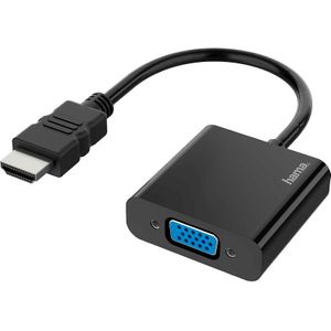 Hama Video-adapter HDMI™-stekker - VGA-aansluiting Audio-aansl. Full-HD 1080p