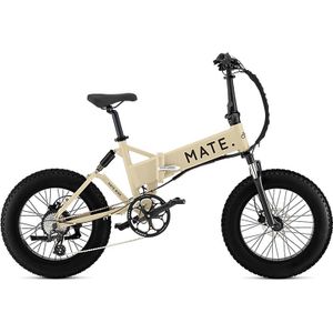 Mate.bike Vouwfiets X 250 W Desert Storm Beige (mvs-a-mat-x-dese)