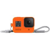 GoPro Sleeve + Lanyard Hero8 Black Oranje (ajsst-004)