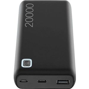 Cellularline Powerbank Essence 20 000 Mah Zwart (pbessence20000k)