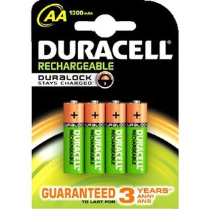 Duracell Oplaadbare Batterijen (rech Aa4)