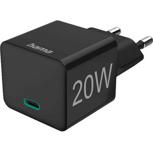 Hama Usb-c Netadapter Pd / Qualcomm 20 W Zwart (00201649)