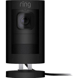 Ring Stick Up Cam Plug In Smart Beveilingingscamera Voor Buiten Zwart (8ss1e8-weu0)