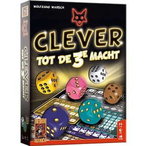 999 Games Clever tot de 3e Macht - Dobbel en vul je dobbelstenen slim in - Geschikt voor 1-4 spelers vanaf 8 jaar