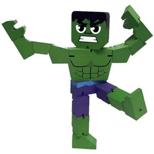 Houten Beeldje Wood Warriors - Hulk