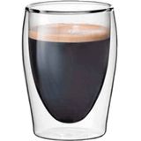 Scanpart dubbelwandige koffieglazen 80 ml - Espresso - espressoglas dubbelwandig - 2 stuks