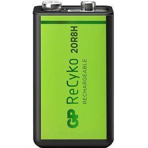 GP Batteries Herlaadbare 9v-batterijen Recyko 200 Mah 1 Stuk (gp20r8h-2wb1)