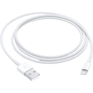Apple Lightning Naar Usb-kabel 1m Wit (muqw3zm/a)